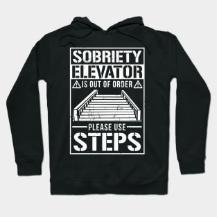 Elevator Broken Use Steps Hoodie